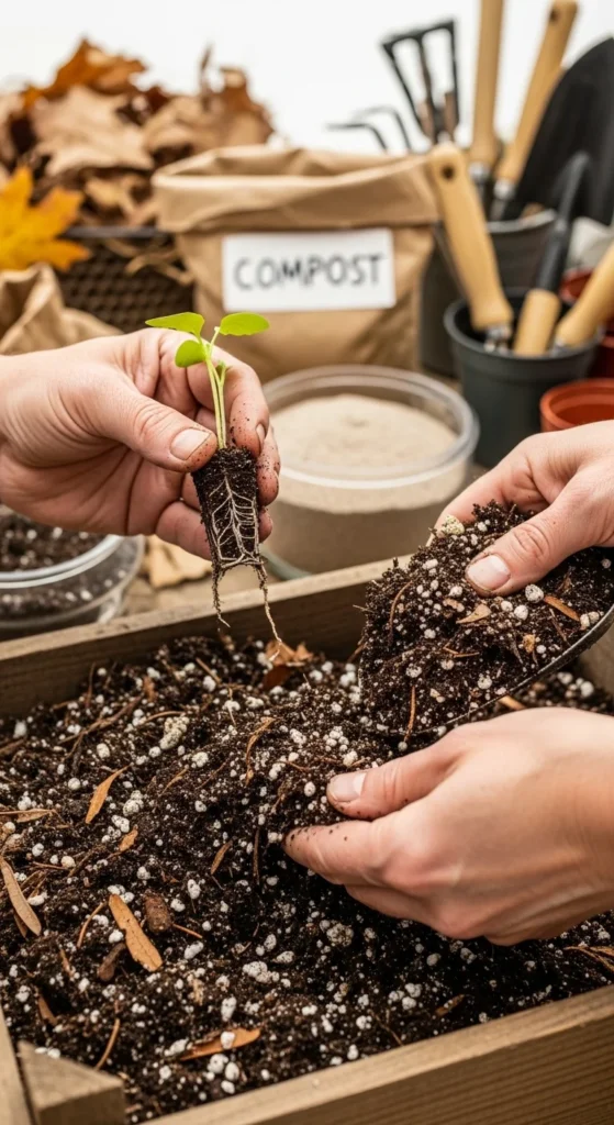 Make a Low-Cost Seedling Mix From What You Have