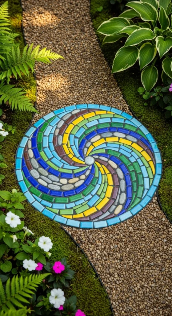 Make a Mosaic Stepping Stone