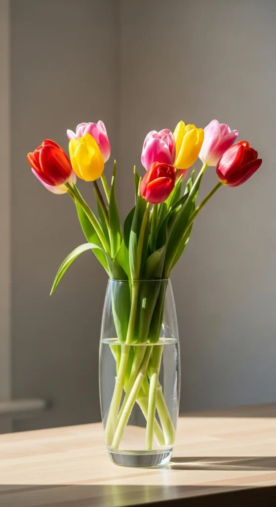 Minimalist Glass Vase Display