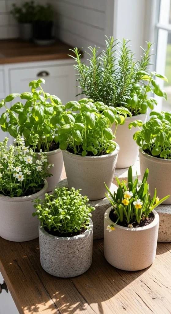 Neutral Planter Groupings