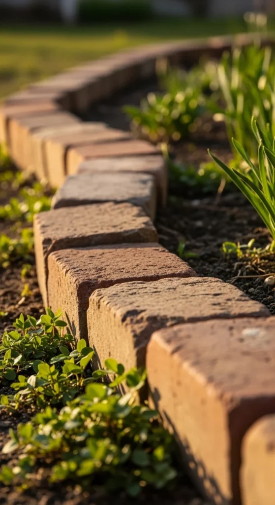 Reclaimed Brick Borders