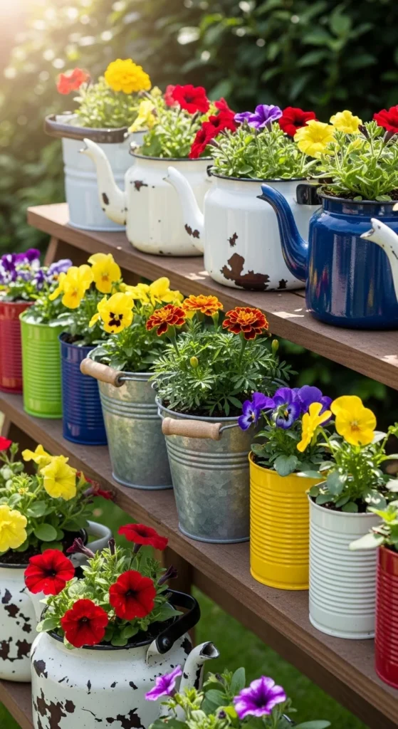 Recycled Container Planters