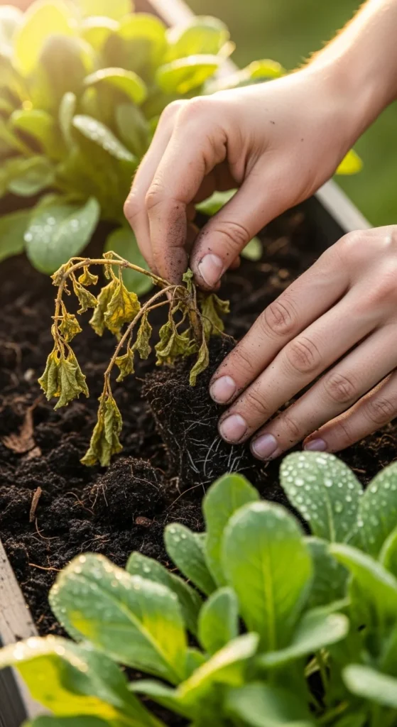 Remove Diseased Plants Promptly