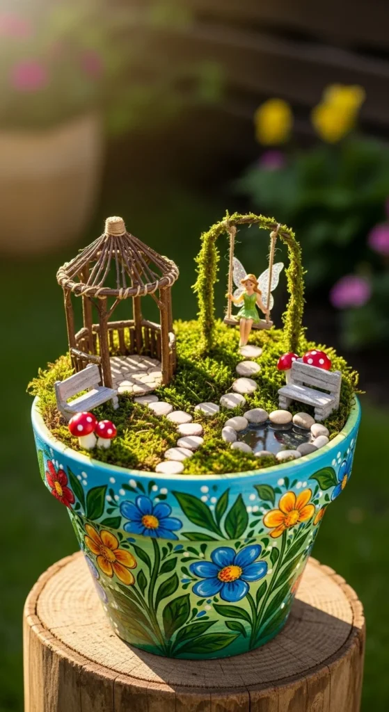 Repurpose Pots for Fun Garden Accents