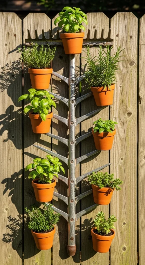Repurpose Tools into Planters