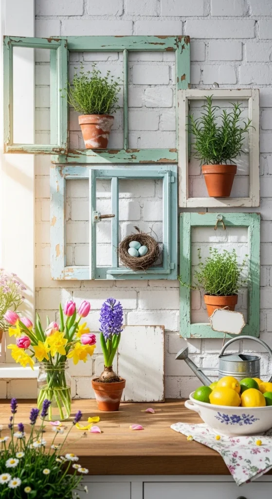 Repurposed Window Frames