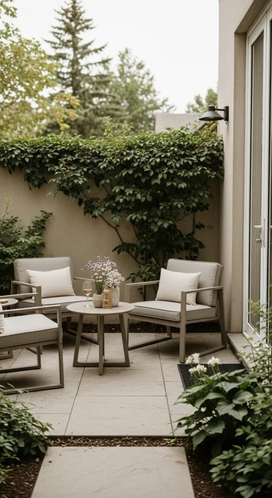 Simple Patio With Natural Texture