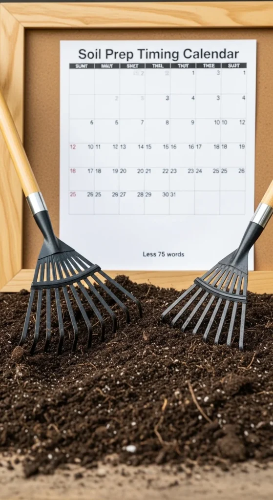 Soil Prep Timing Calendar