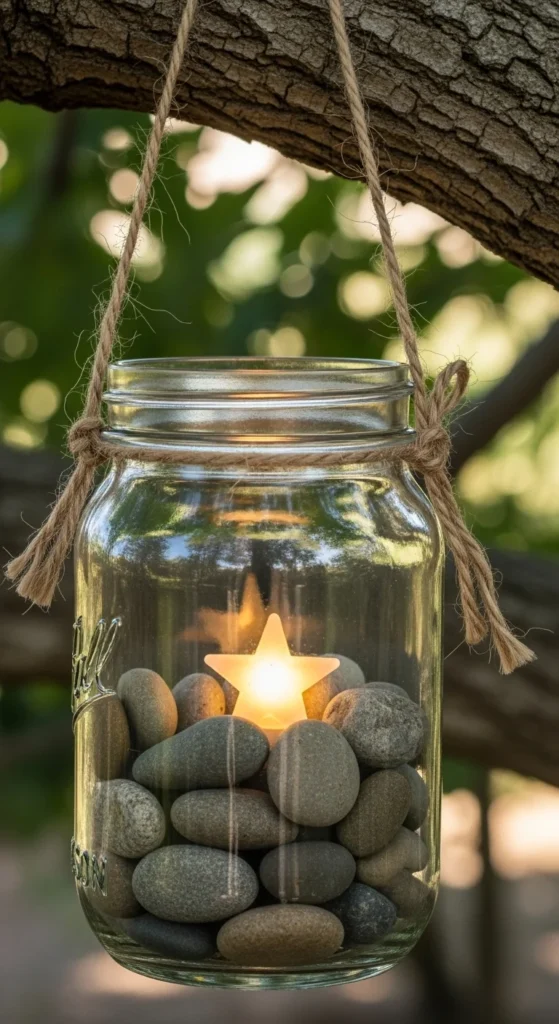 Solar Mason Jar Lanterns