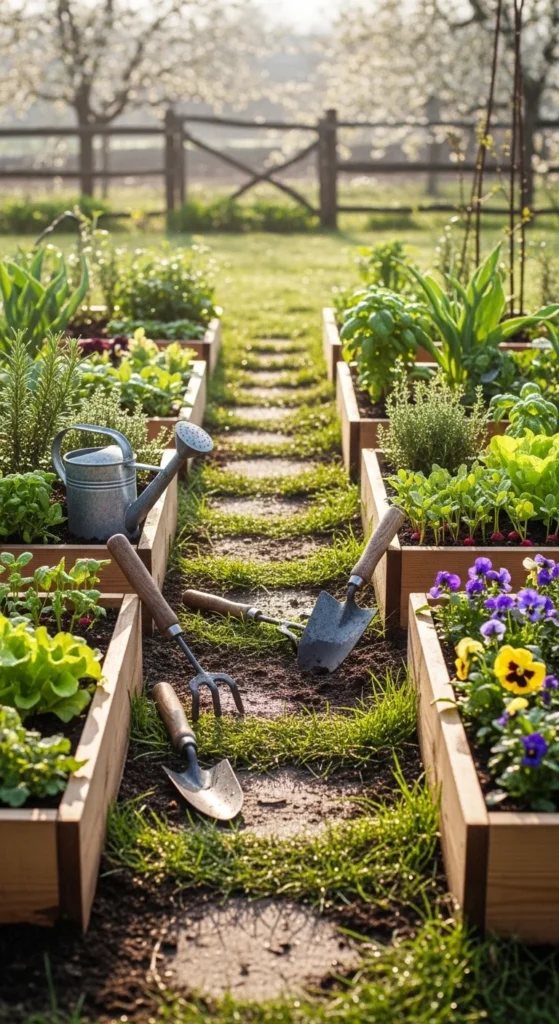 Spring Kitchen Garden