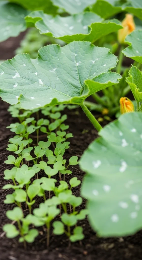  Squash With Radishes