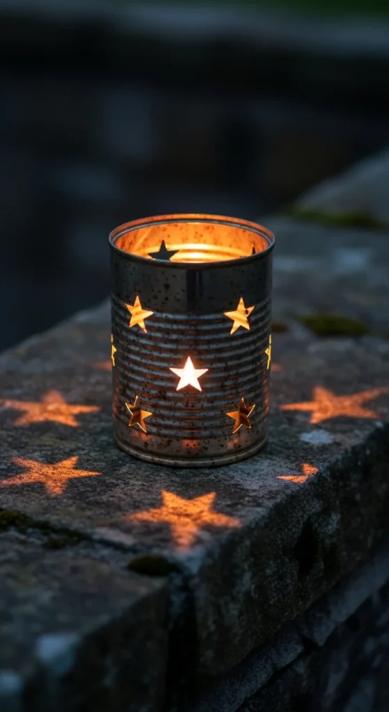 Upcycled Tin Can Lanterns