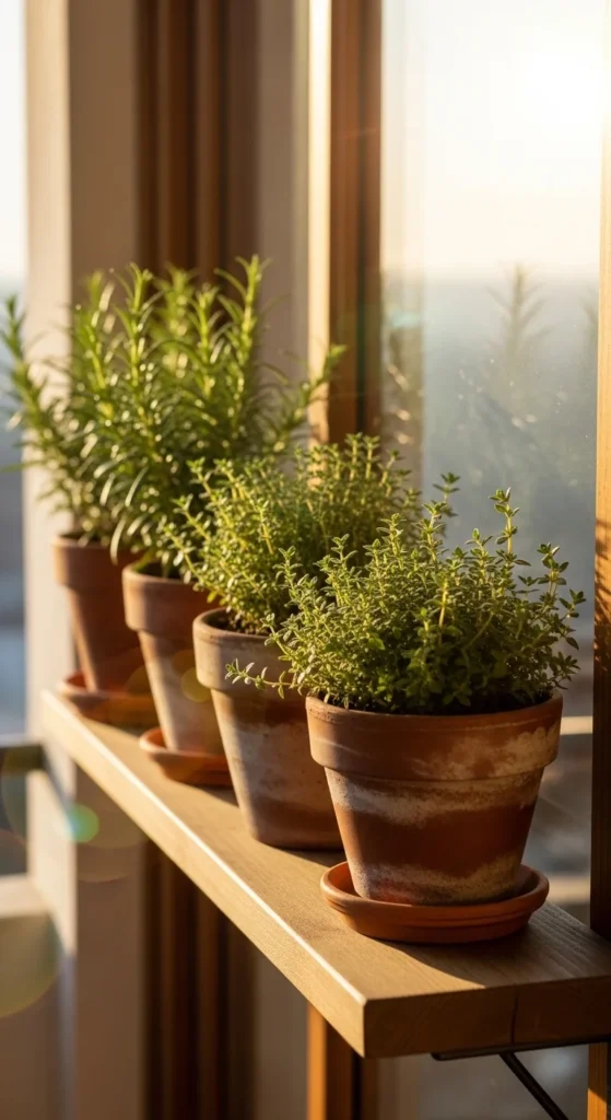 Window Herb Shelf