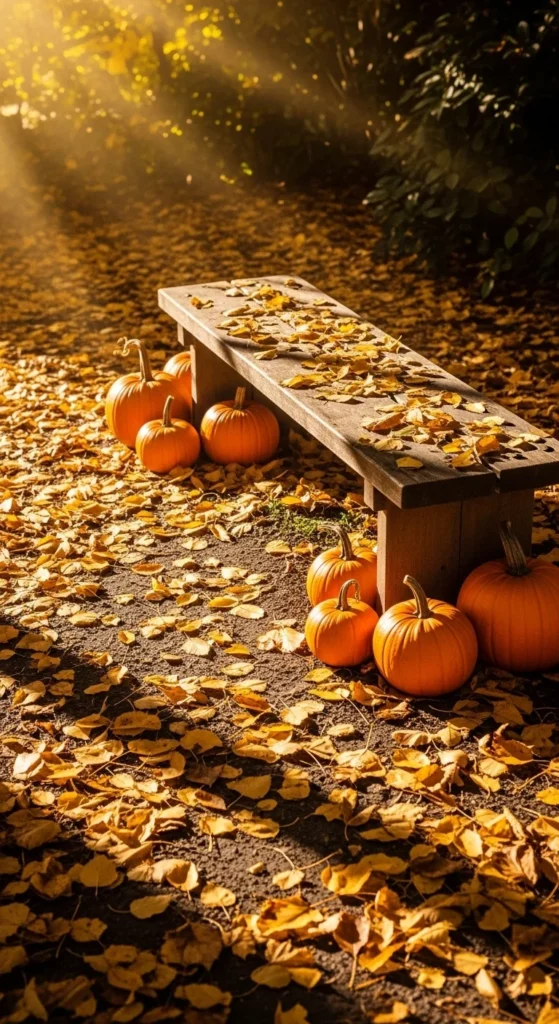 how to decorate garden for fall