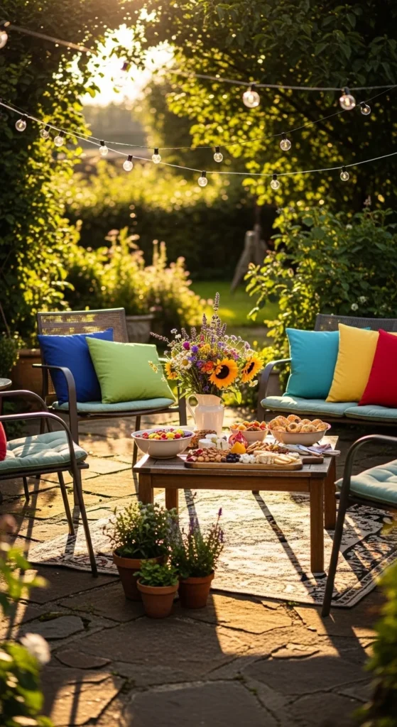 how to decorate garden for parties