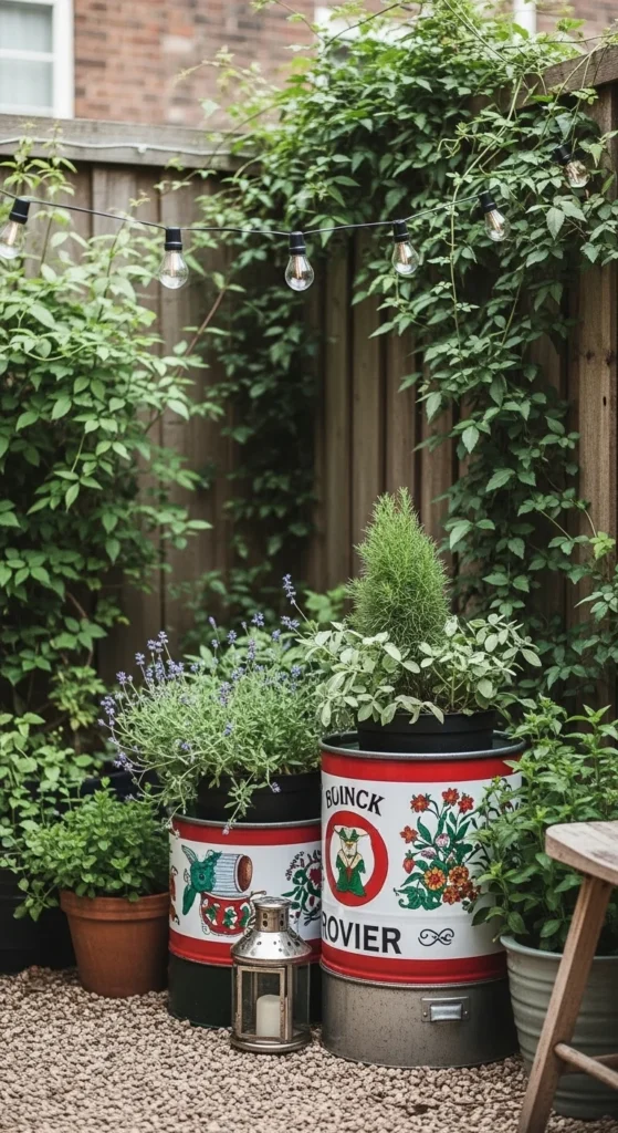 how to decorate garden on budget