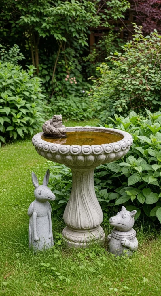 how to make diy garden statues