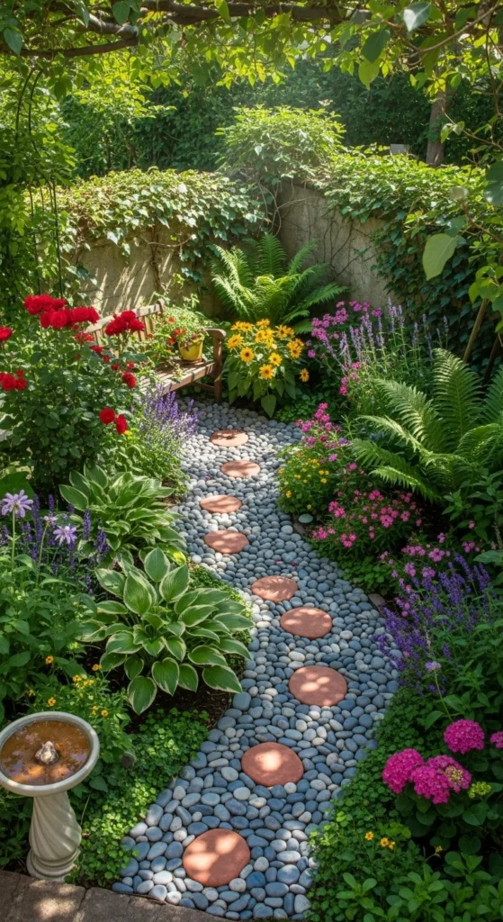 how to make garden decor with stones