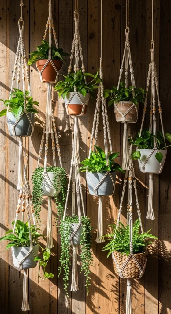 how to make diy hanging garden decor