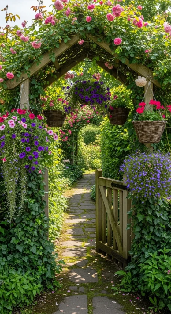 Add Greenery to Frame the Entrance