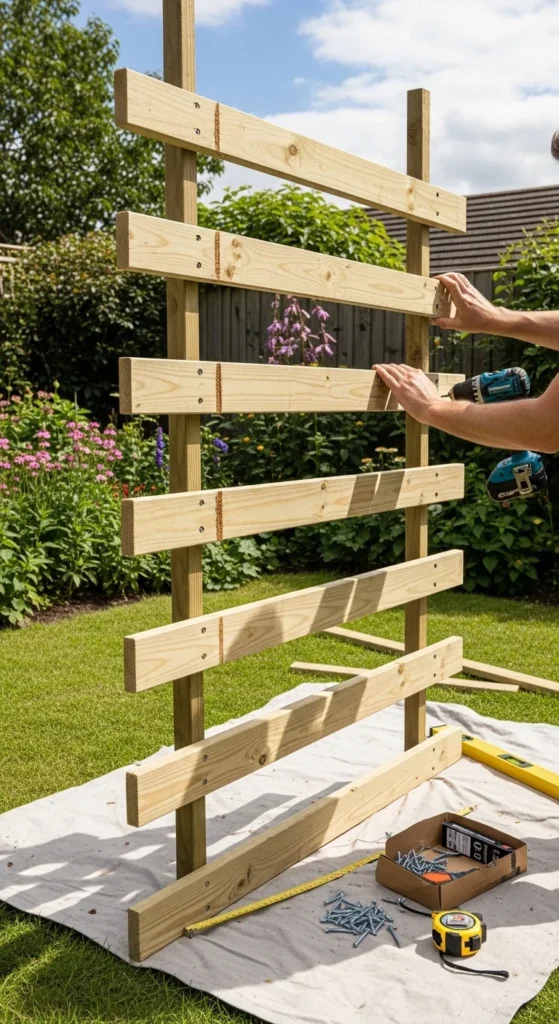 Assemble the Trellis Frame