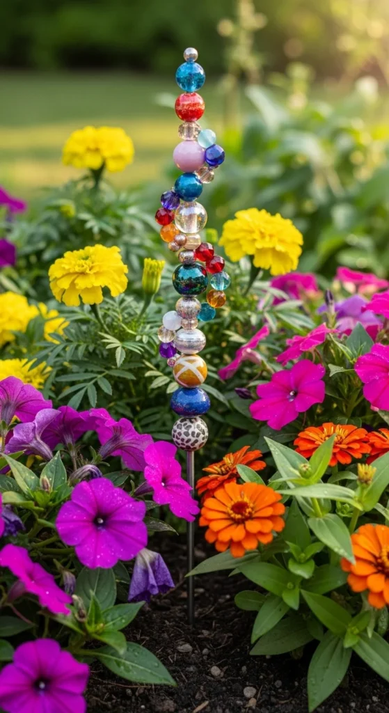Beaded Garden Stakes