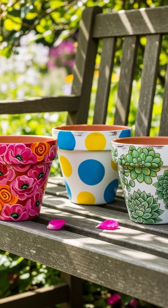 Create Your Own Painted Flower Pots
