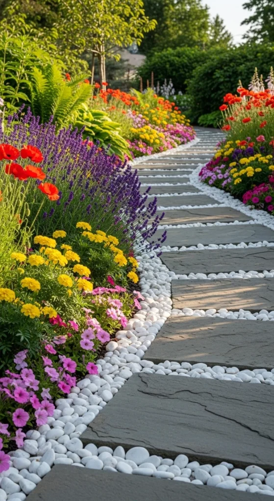Create a Stone Path or Border