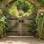 How to Decorate a Garden Entrance