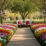 How to Decorate a Garden Walkway