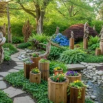 How to Make Garden Decor With Driftwood