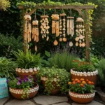 How to Make Garden Decor With Shells