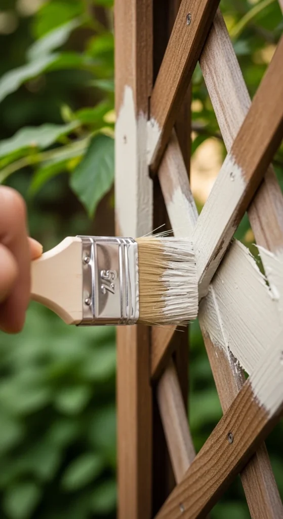 Paint or Treat the Wood (Optional)