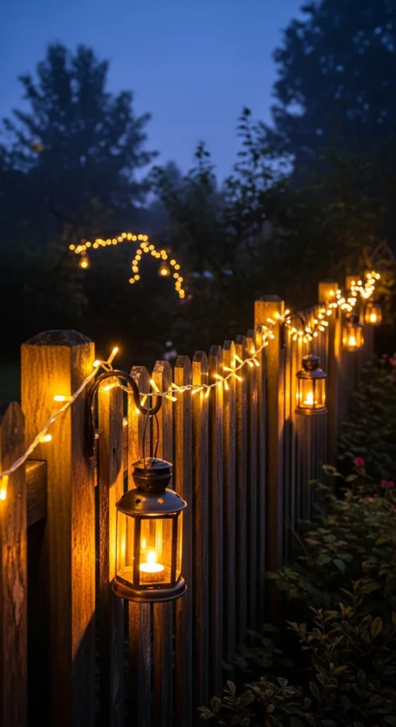 Use Fairy Lights or Solar Lights