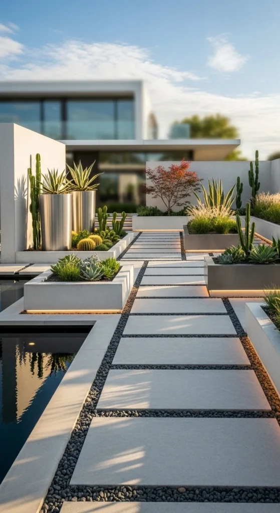 how to decorate garden modern style