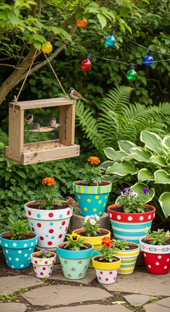 how to decorate garden with diy crafts