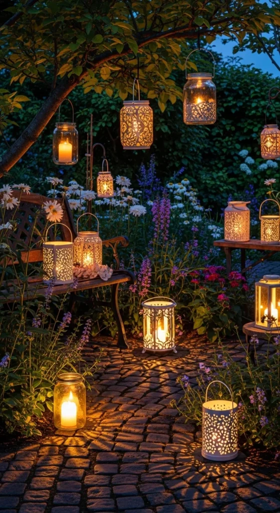how to make diy garden lanterns