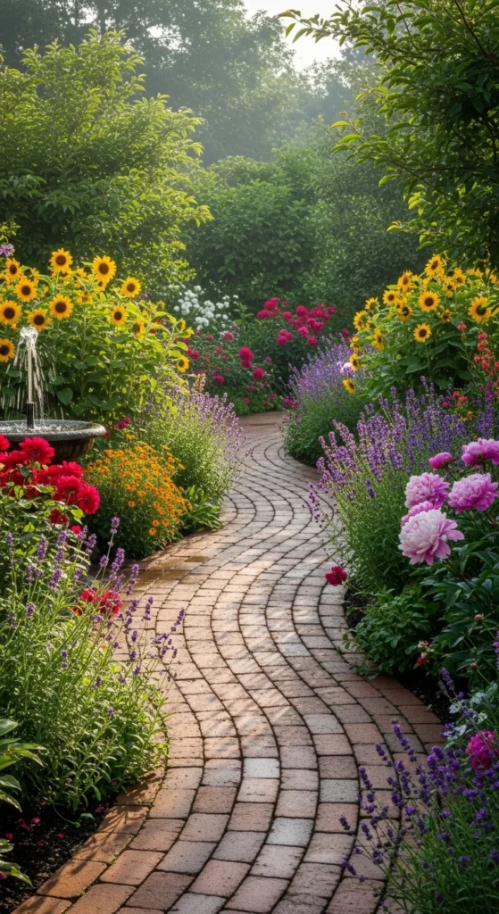 how to make garden decor with bricks